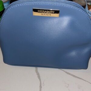 Salvatore Ferragamo Light Blue Cosmetic Bag